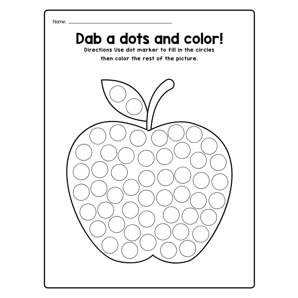 Alphabet Dot Marker Tracing Coloring Worksheets