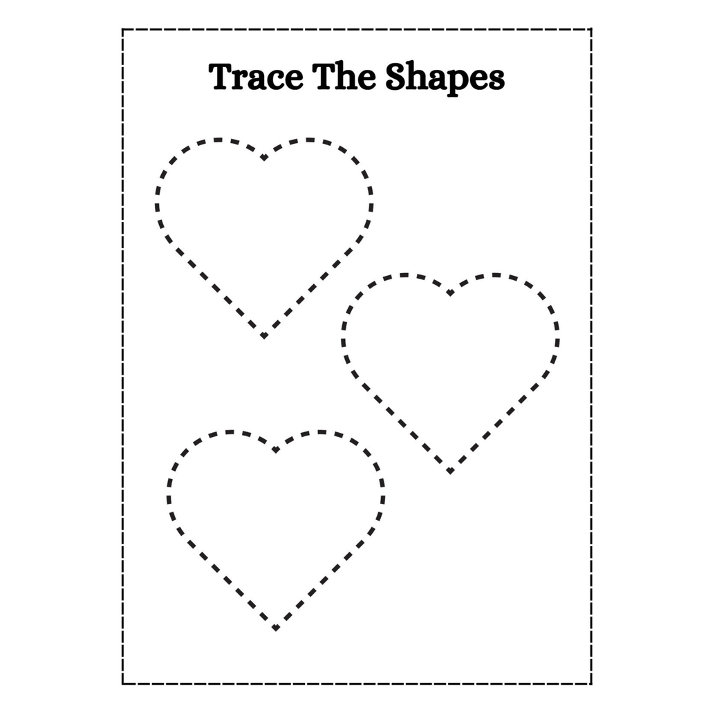 Trace the Shapes Worksheets