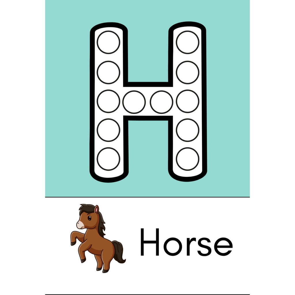 Alphabet Animals Dot Marker Worksheets