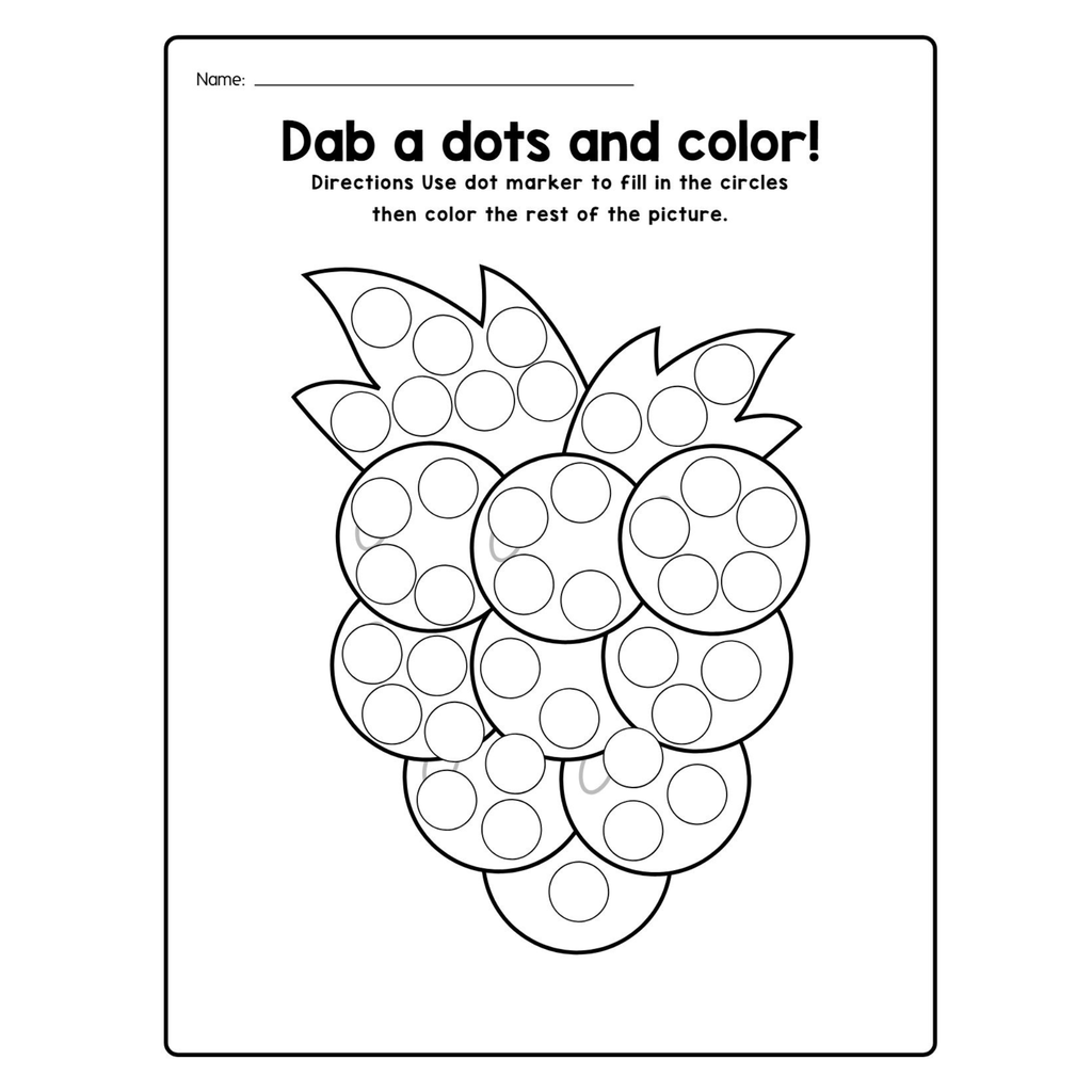 Alphabet Dot Marker Tracing Coloring Worksheets