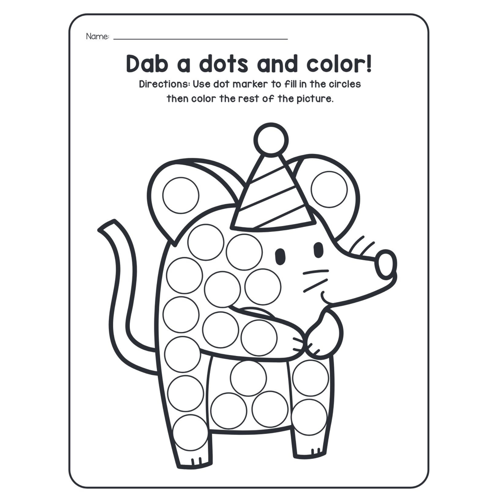A-Z Animals Dot Marker Worksheets