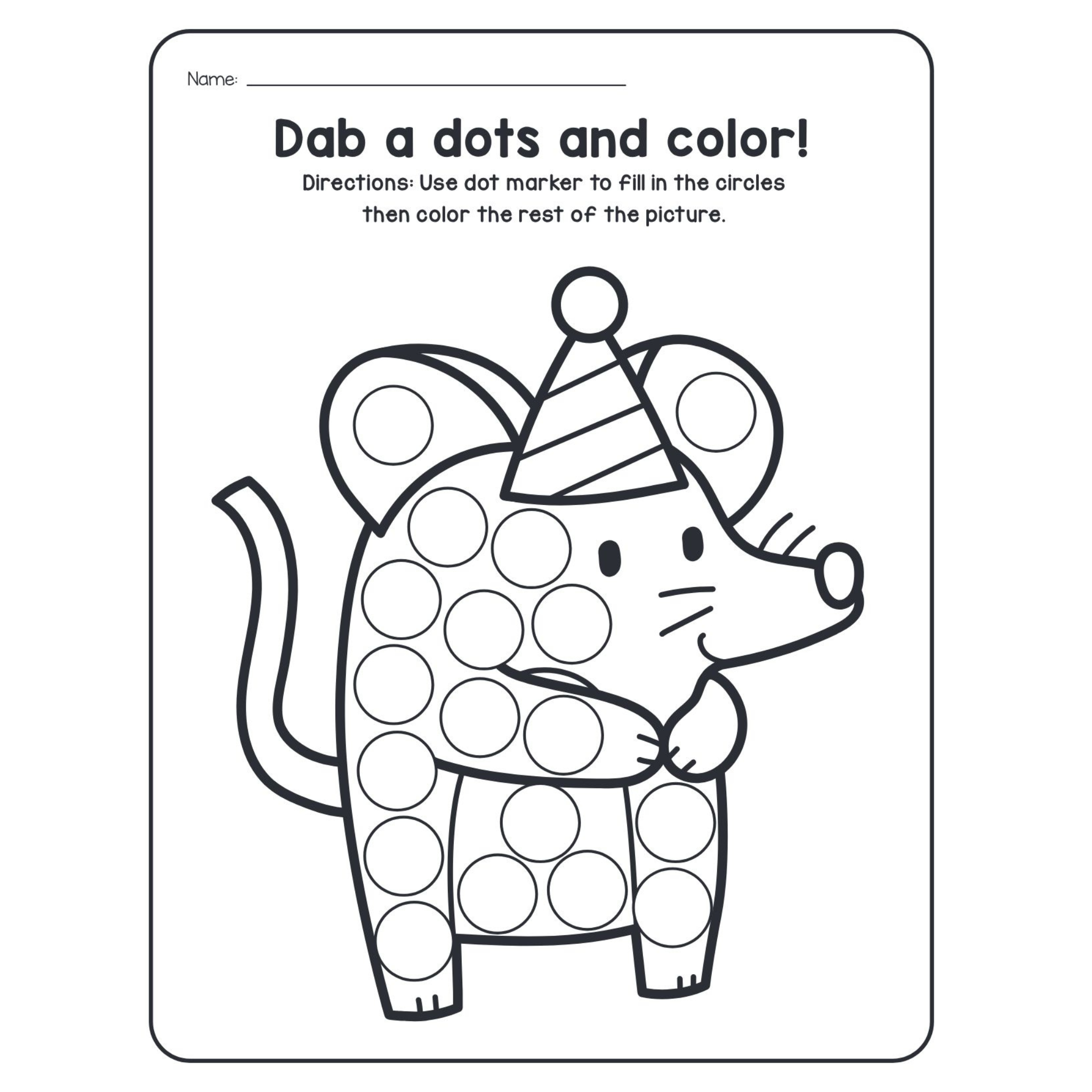 A-Z Animals Dot Marker Worksheets