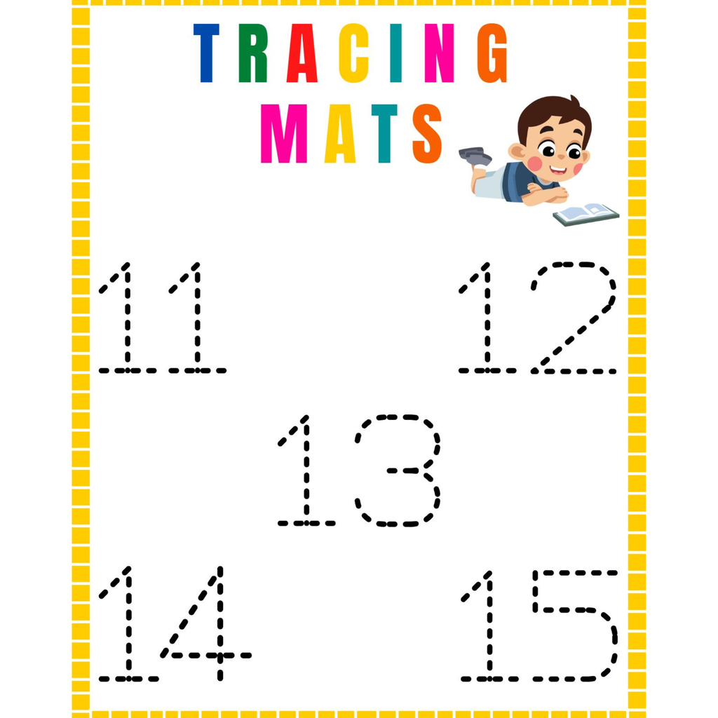 Number Tracing Mats