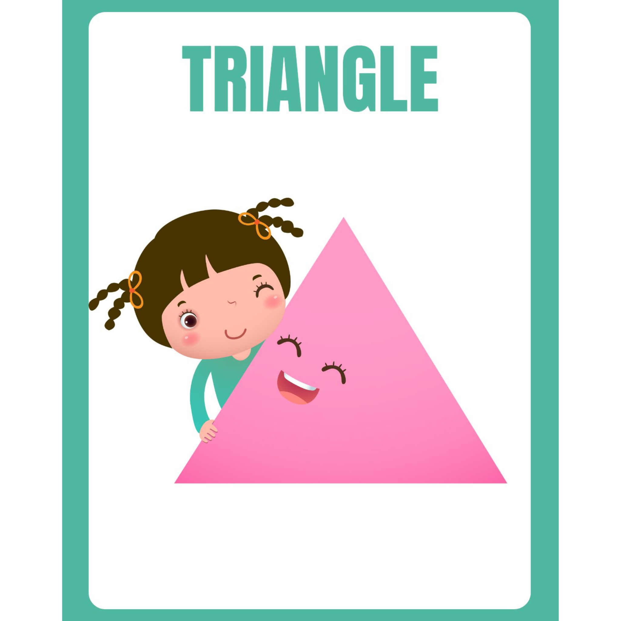 Illustrated Shapes Flashcards