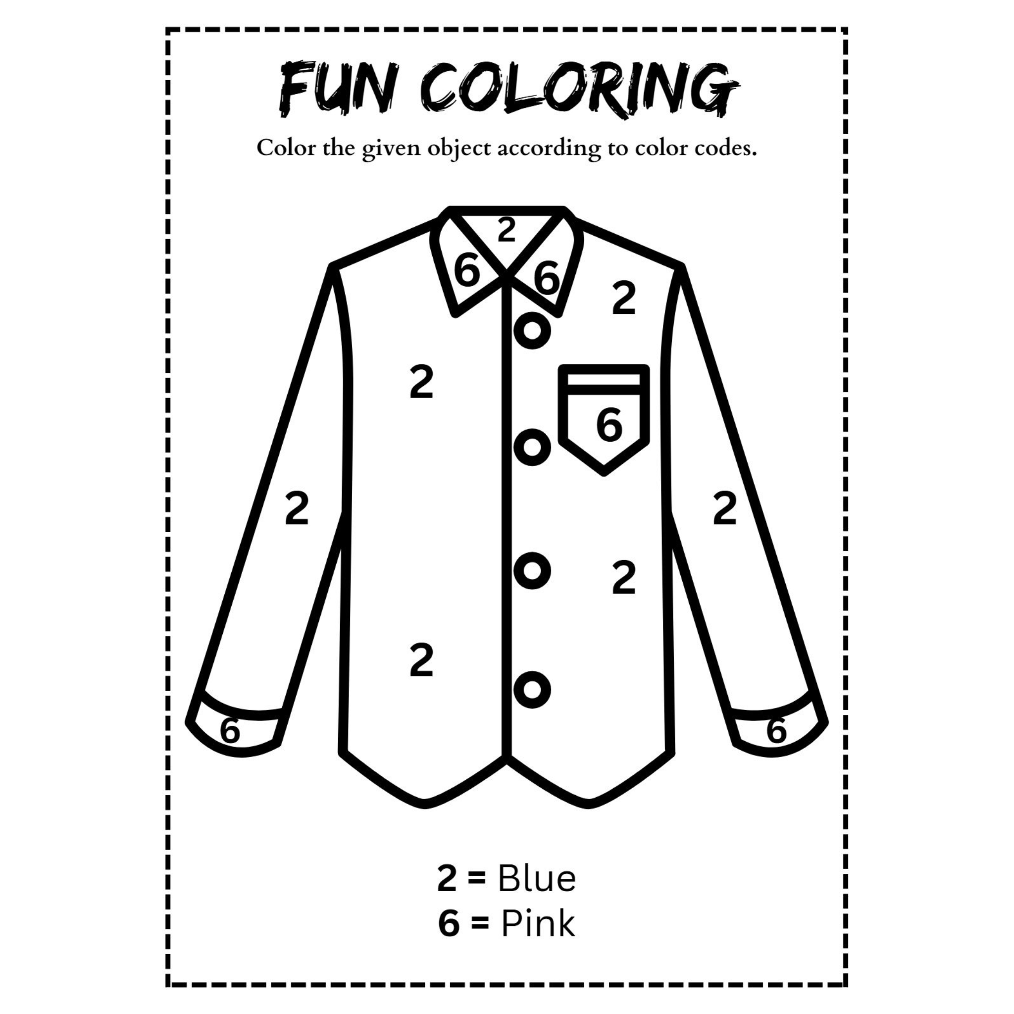 Number Code Coloring Worksheets