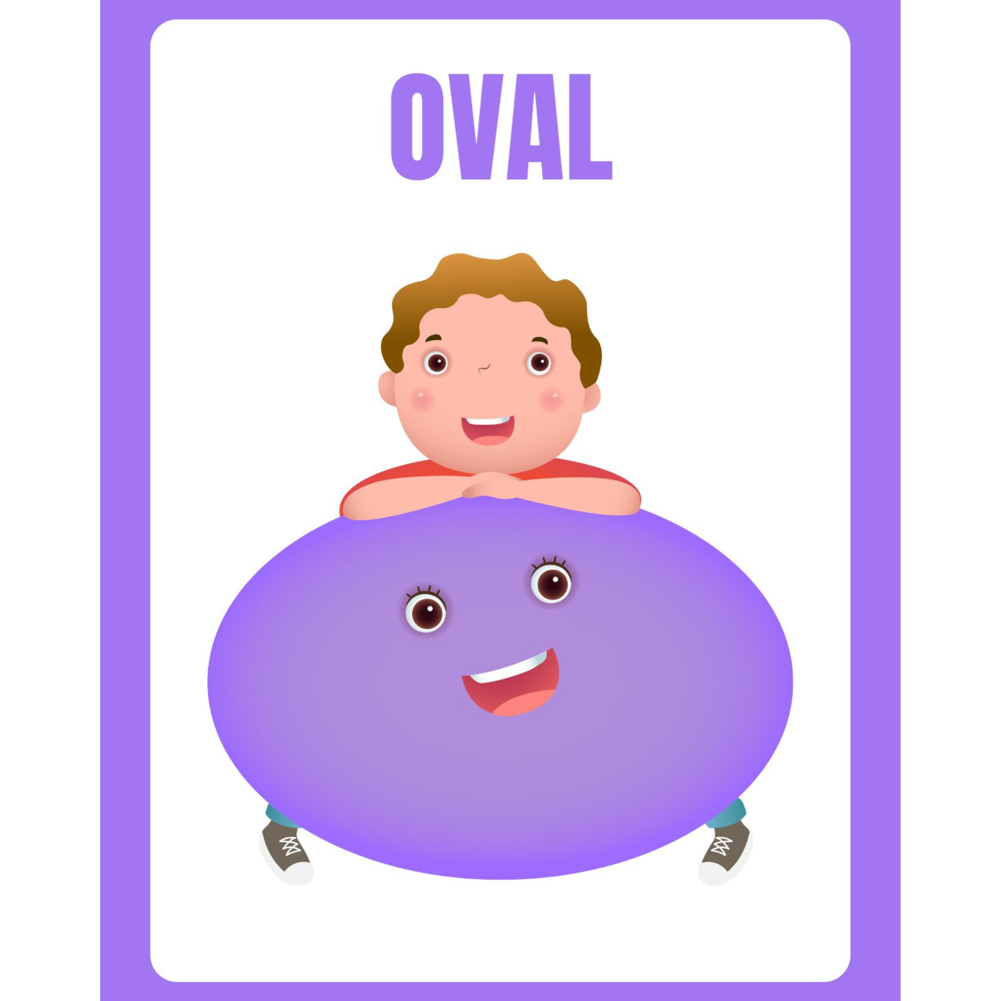 Illustrated Shapes Flashcards