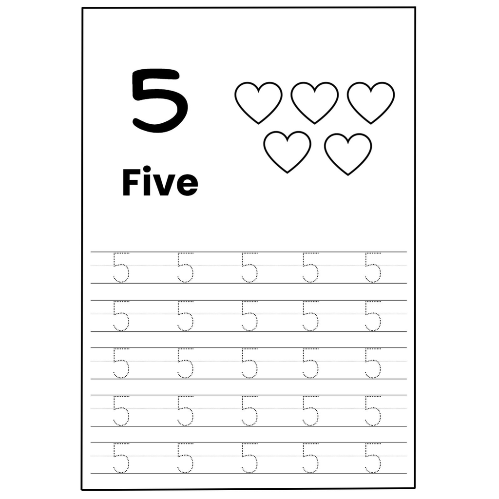 Number Tracing and Writing Worksheets