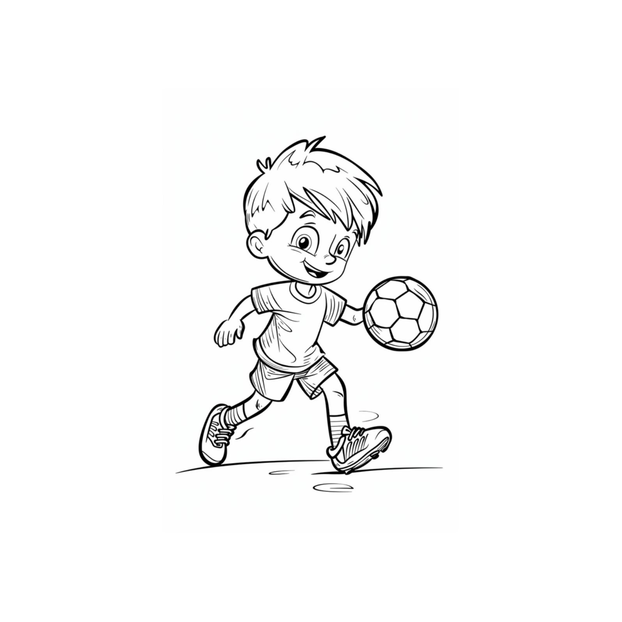 Soccer Coloring Book for Kids
