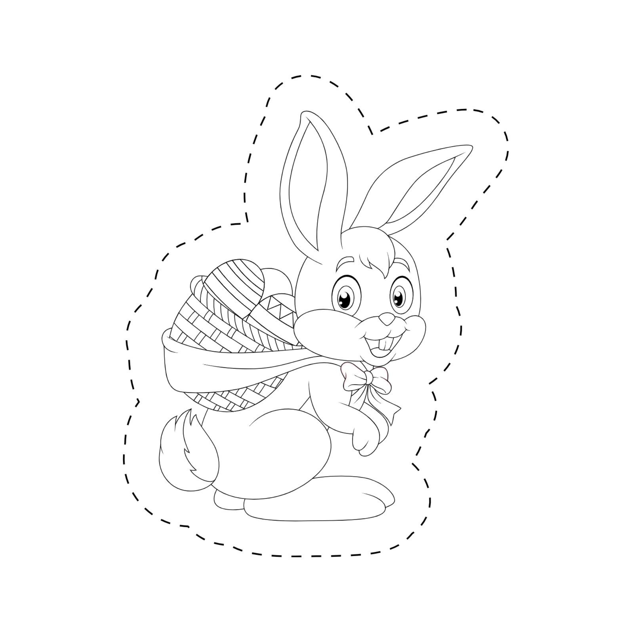 Easter Scissor Skills Cutting Activity Workbook