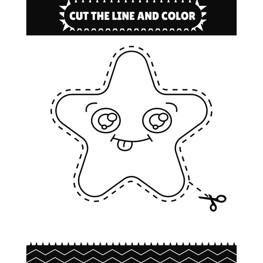 Scissor Skills Cutting Coloring and Paste Activities