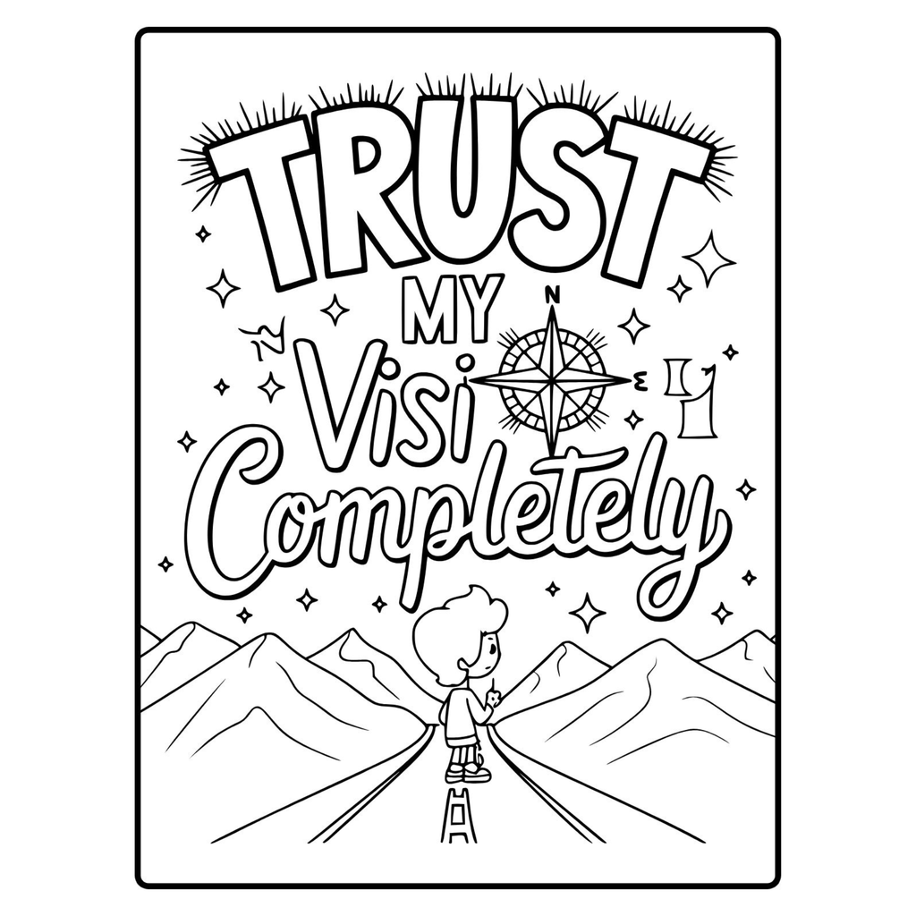 Positive Affirmation Coloring Pages 0551