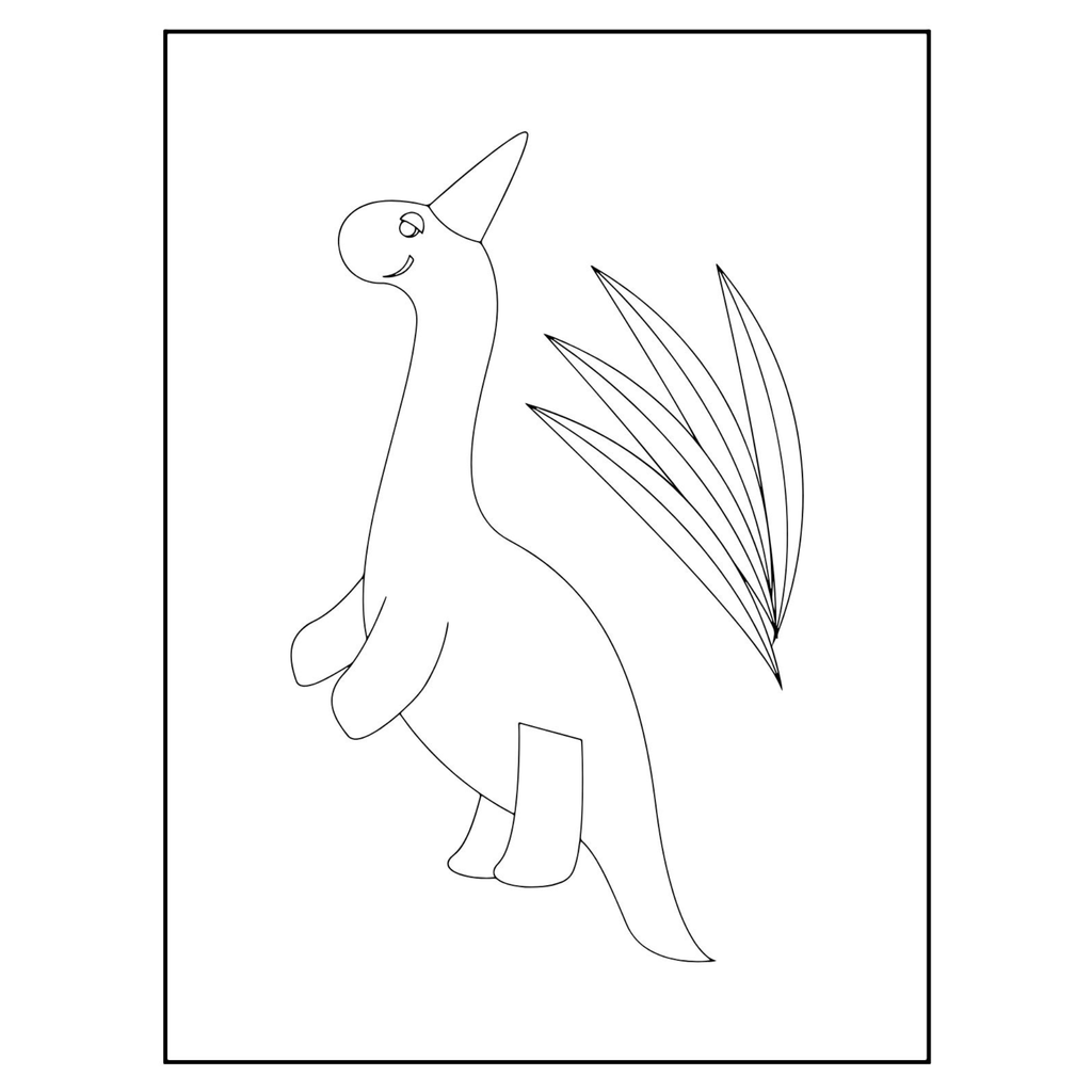 Dinosaur Coloring and Scissor Skills Activities