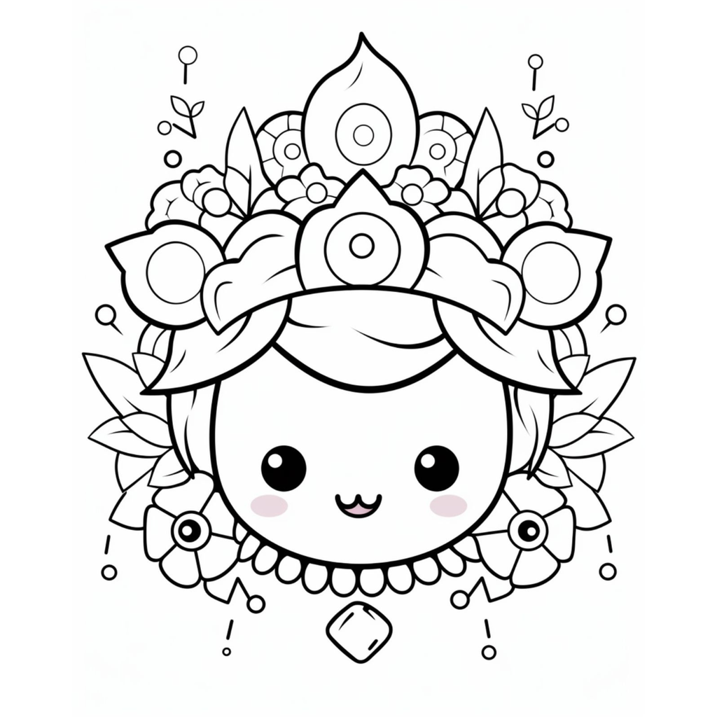 Kawaii Coloring Pages for Kids