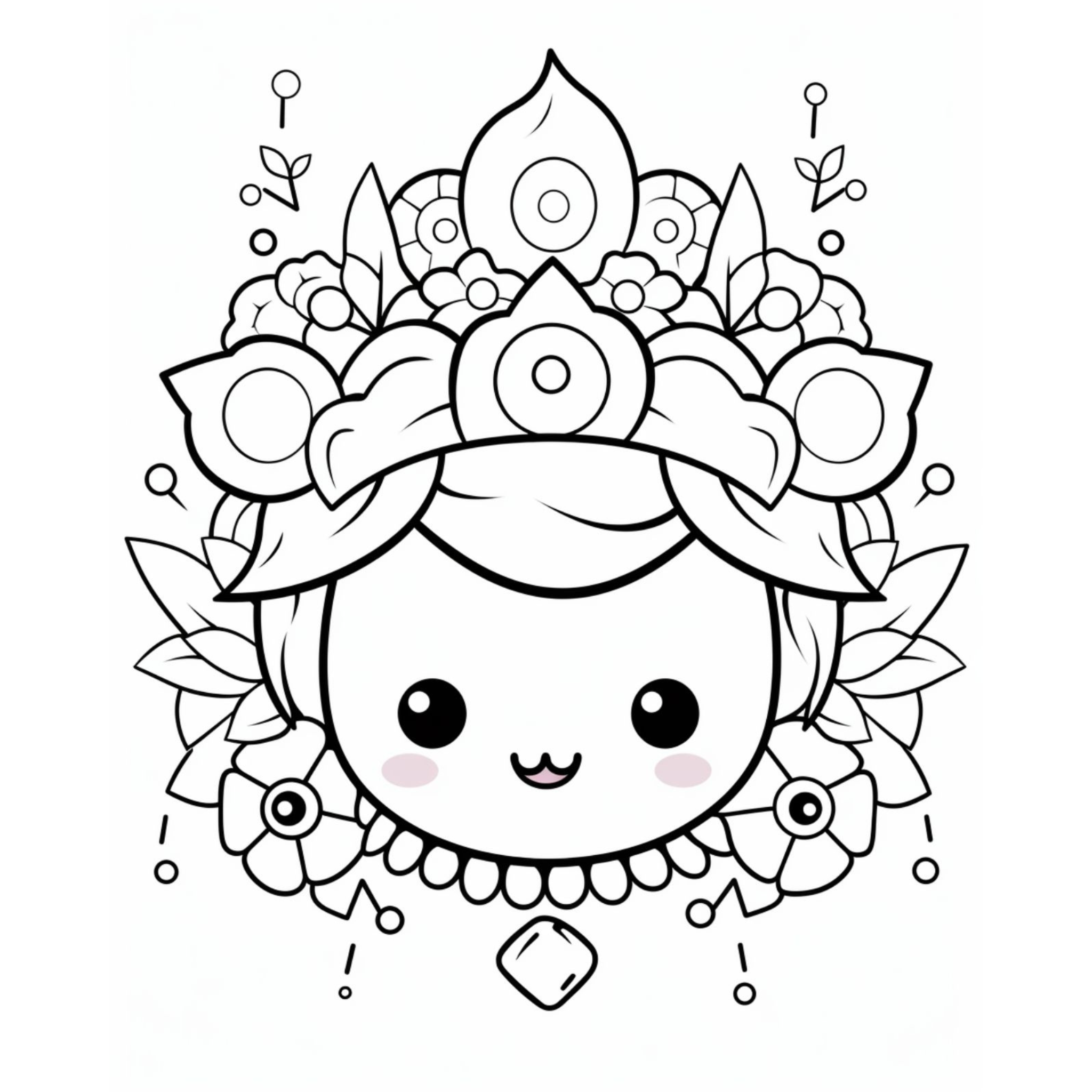 Kawaii Coloring Pages for Kids