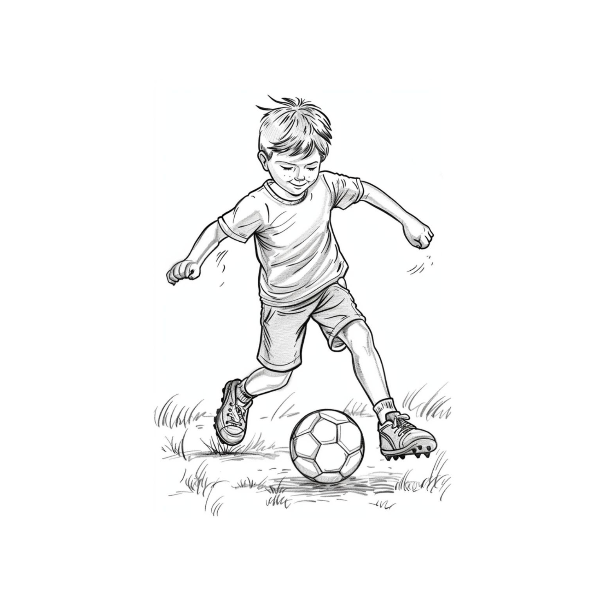 Soccer Coloring Book for Kids