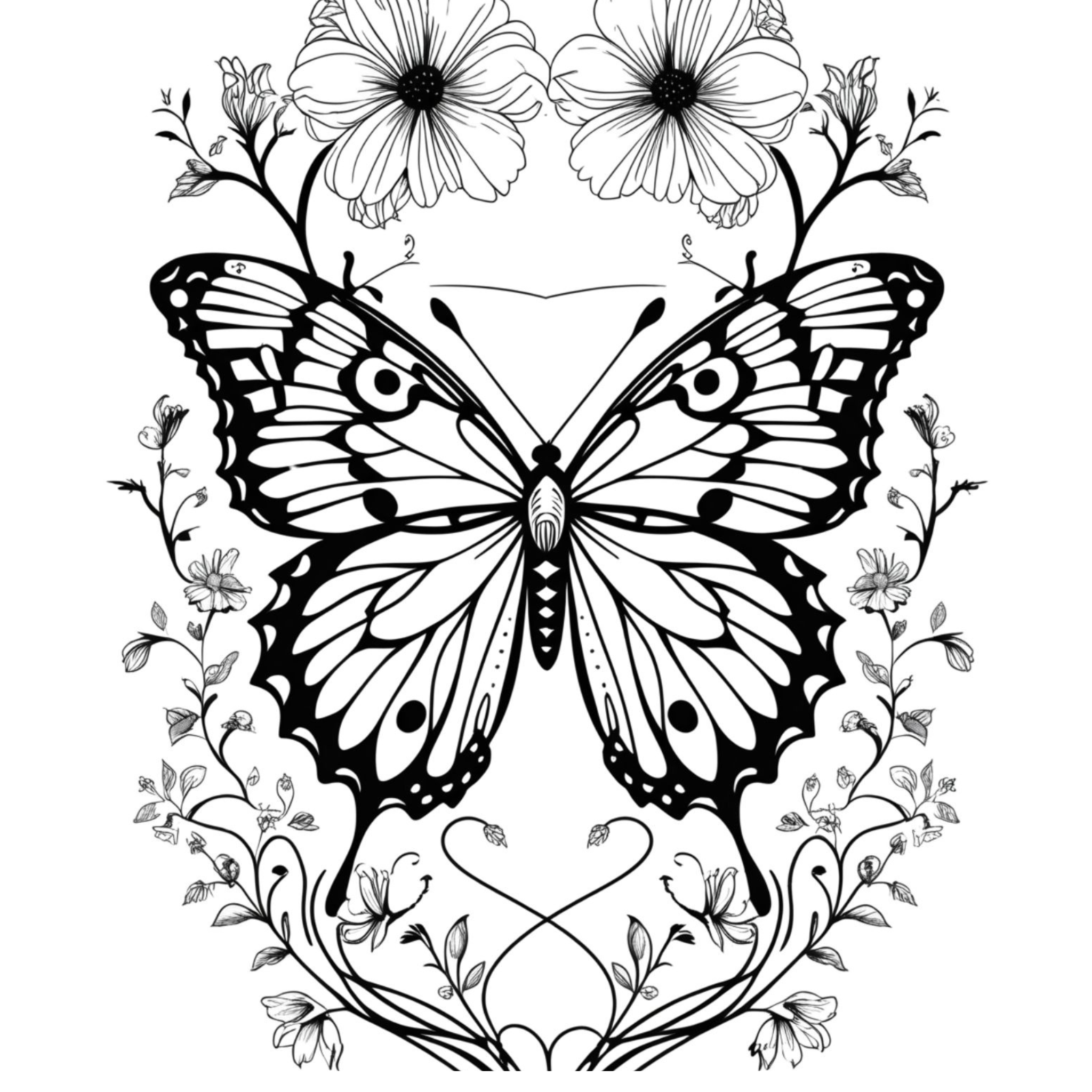 Butterfly Coloring Pages