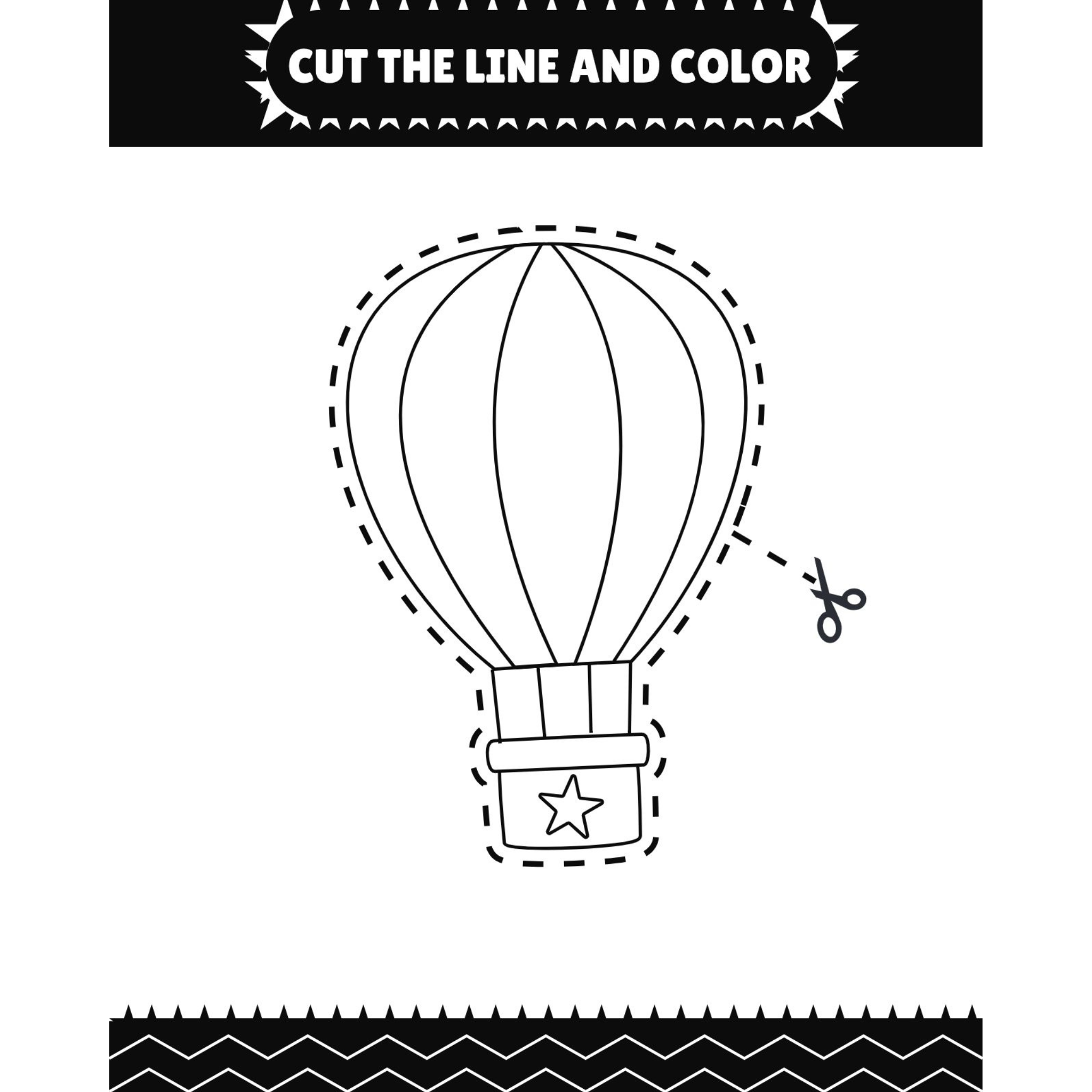 Scissor Skills Cutting Coloring and Paste Activities