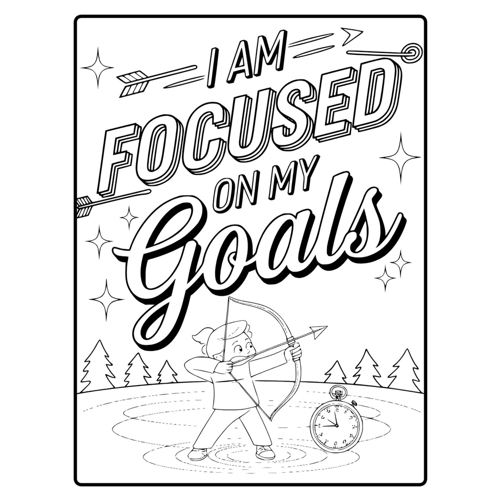 Positive Affirmation Coloring Pages 0551