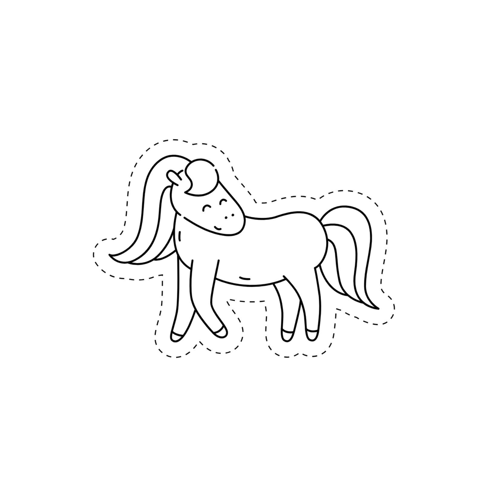 Farm Animals Scissor Skills Cutting Practice