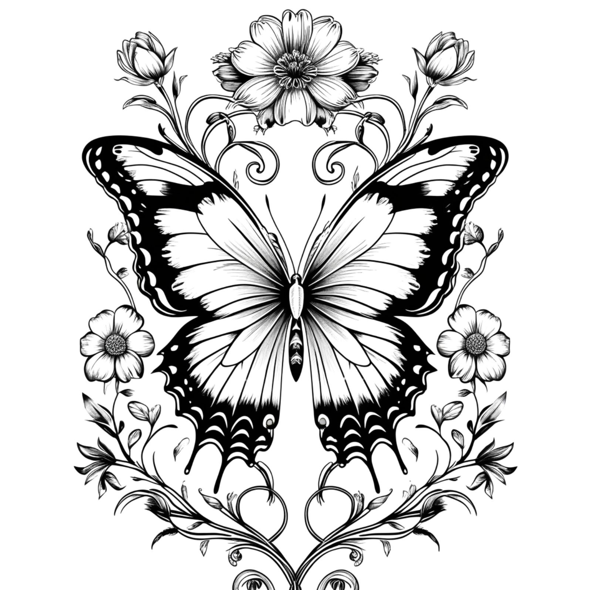 Butterfly Coloring Pages