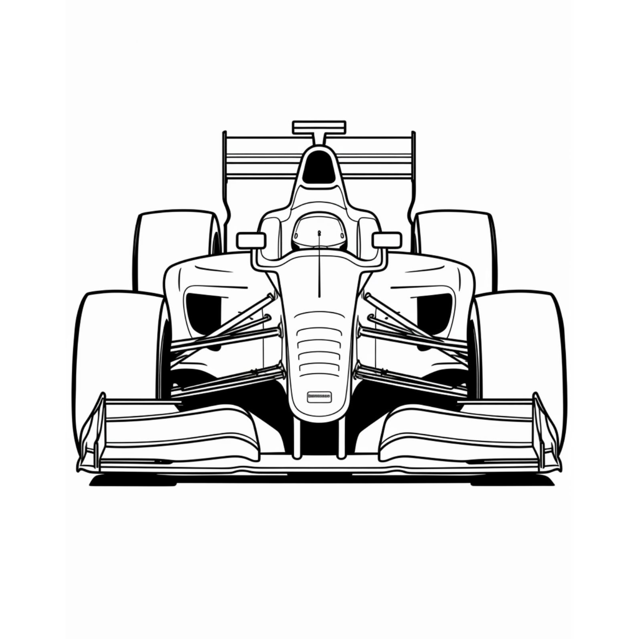 Race Car Coloring Book for Kids