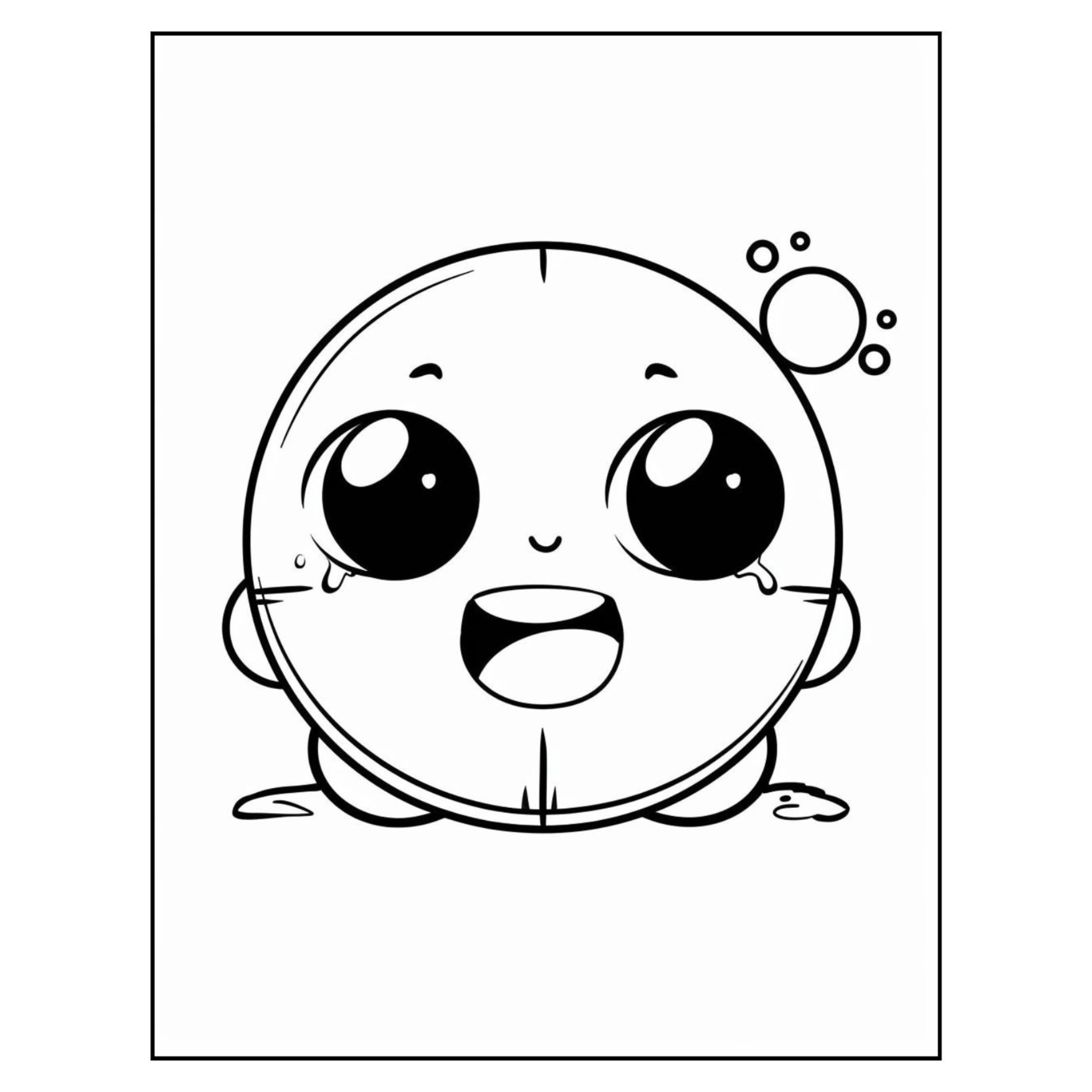 Kawaii Summer Coloring Pages