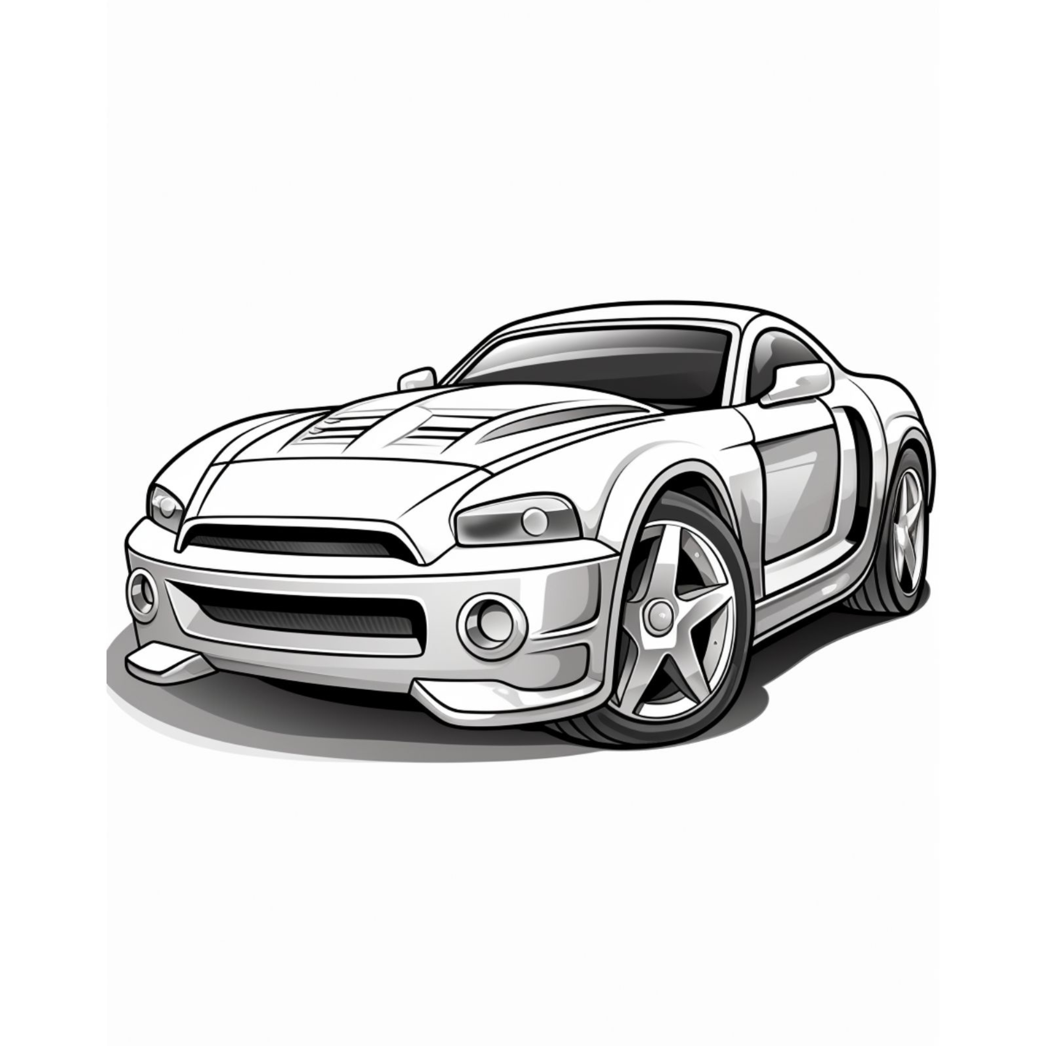 Race Car Coloring Book for Kids