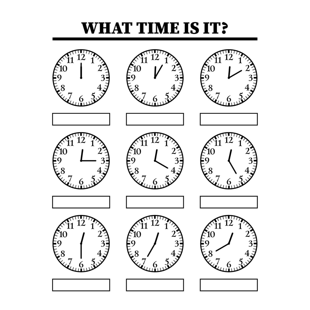 Let?? Know About Time Worksheets