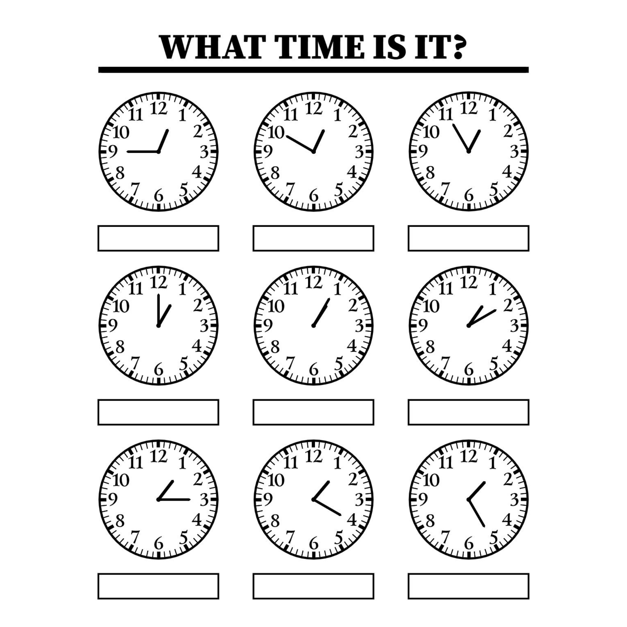 Let?? Know About Time Worksheets