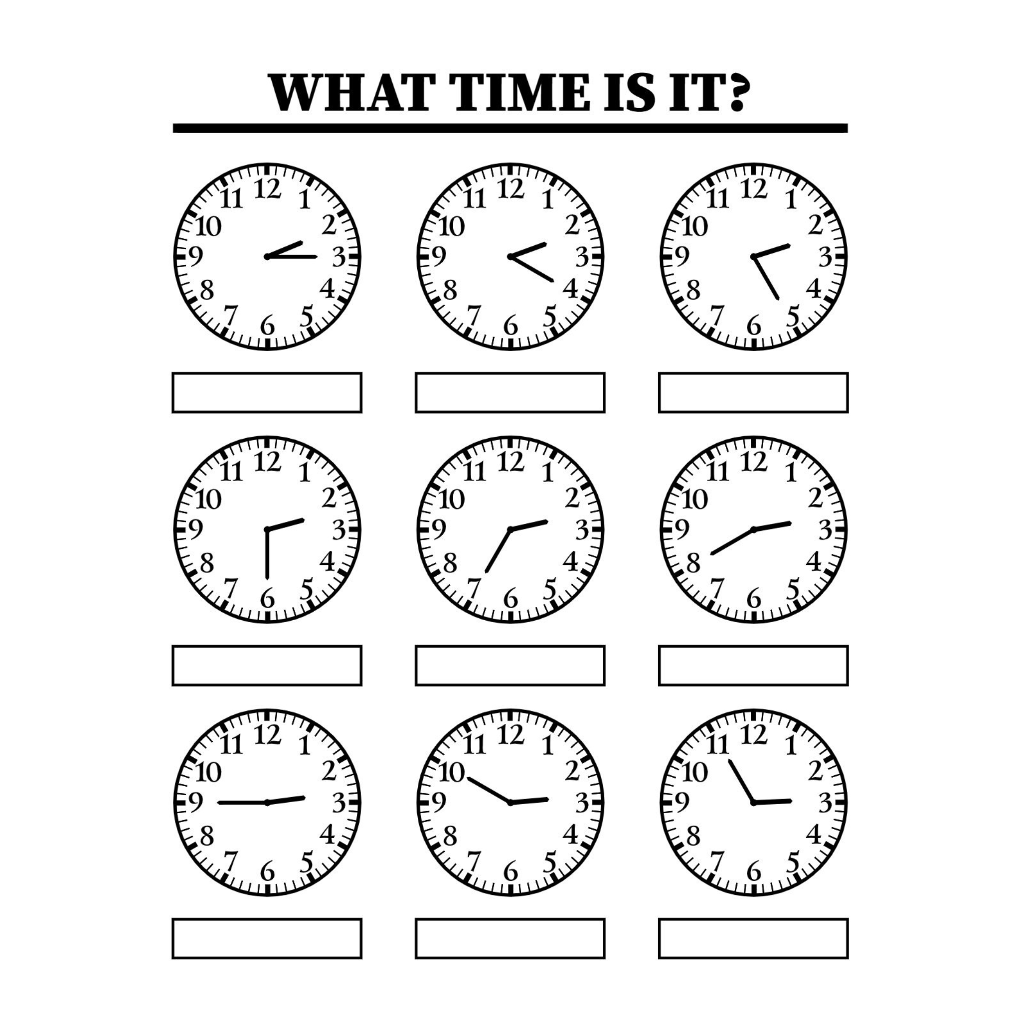 Let?? Know About Time Worksheets