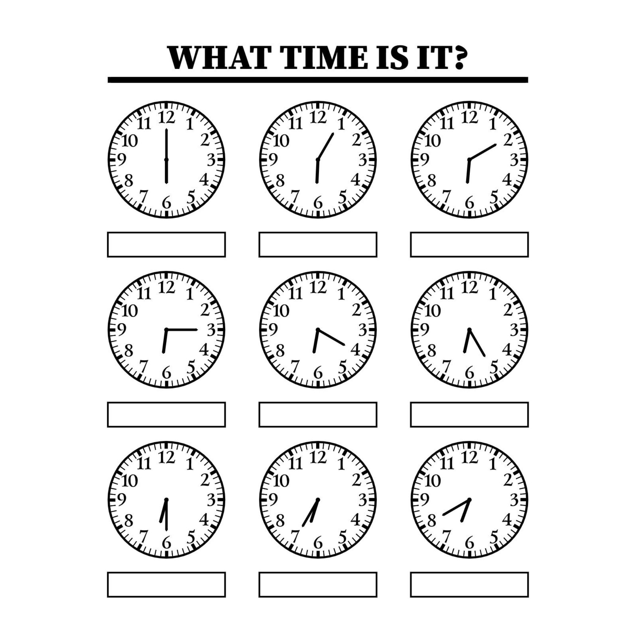 Let?? Know About Time Worksheets