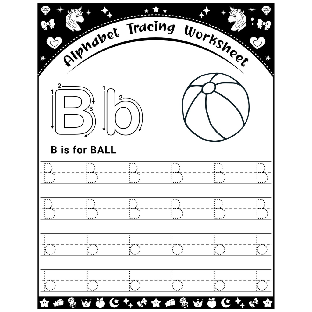 Letter and Number Tracing Book 200 Pages