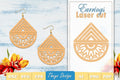 Earrings Mandala SVG Bundle SVG