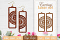 Earrings Mandala SVG Bundle SVG