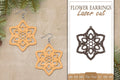 Earrings Flower SVG Bundle