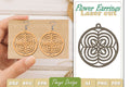 Earrings Flower SVG Bundle