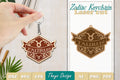 Zodiac Keychain SVG Bundle