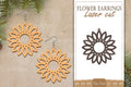 Earrings Flower SVG Bundle
