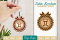 Zodiac Keychain SVG Bundle