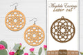 Mandala Earrings SVG Bundle