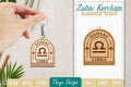 Zodiac Keychain SVG Bundle
