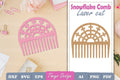 Comb Snowflake SVG Bundle