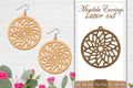 Earrings Mandala SVG Bundle