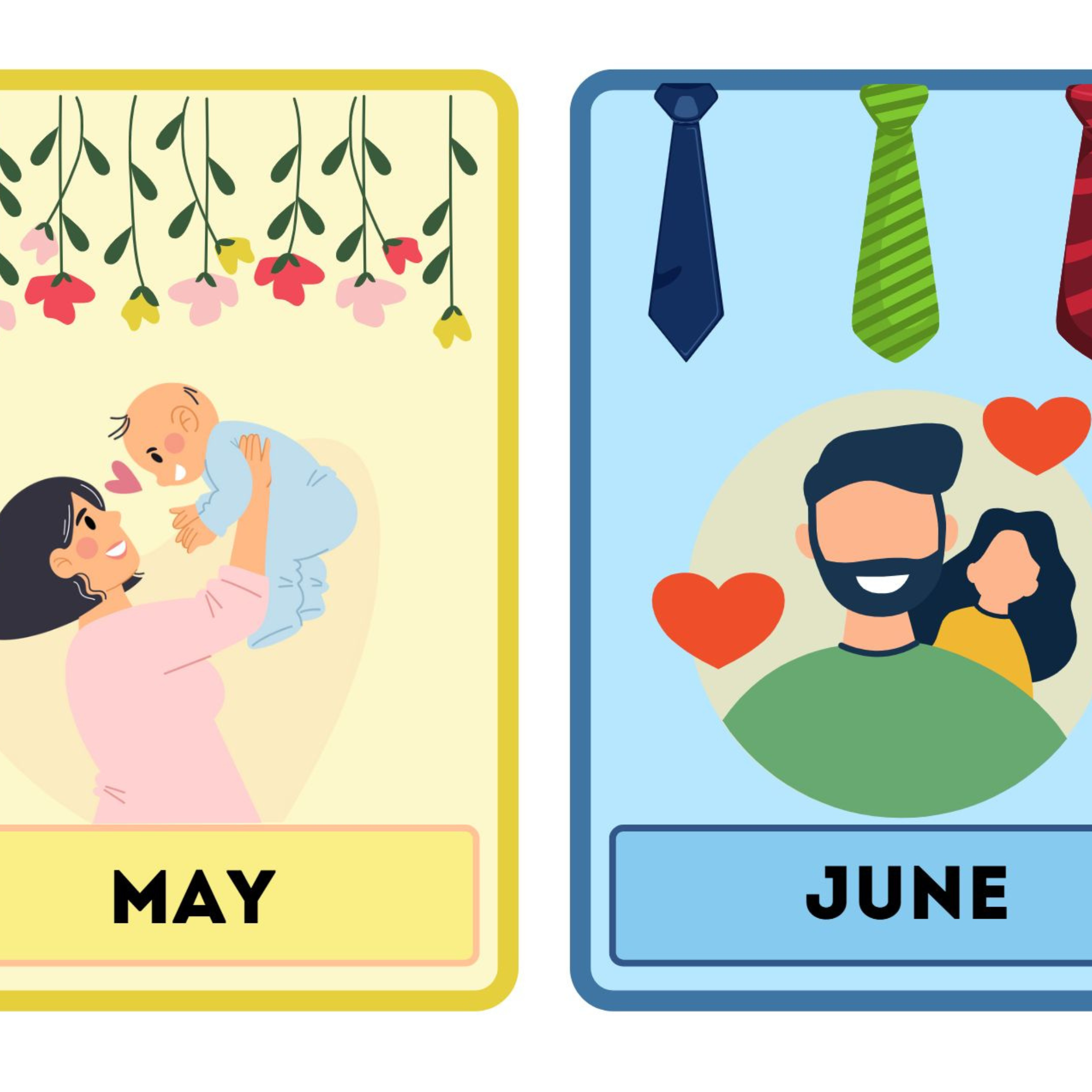 Months of the Year Flashcards