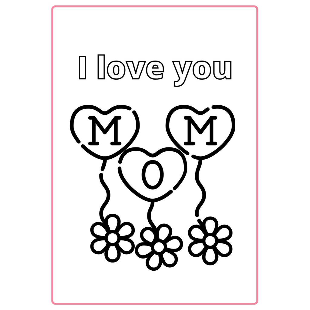 Mother's Day Coloring and Activity Book