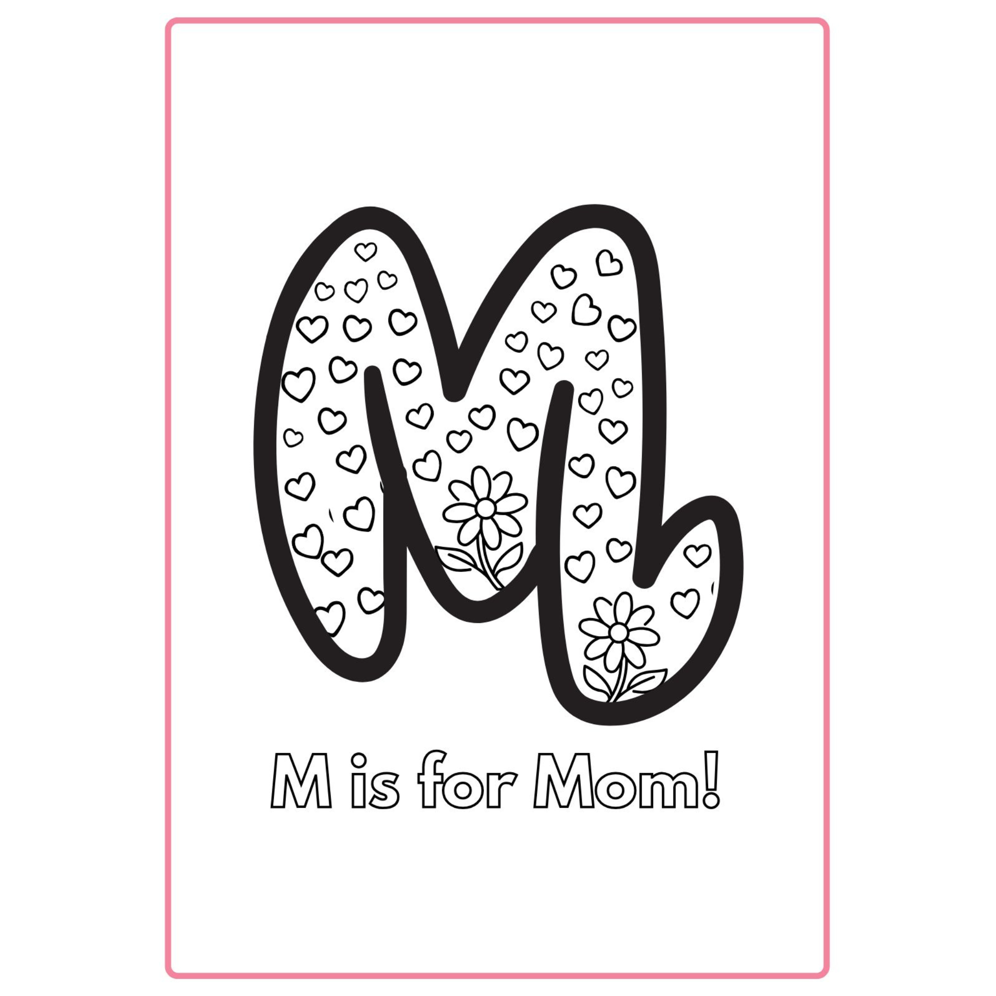Mother's Day Coloring and Activity Book
