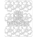 Motivational Floral Affirmation Coloring Book