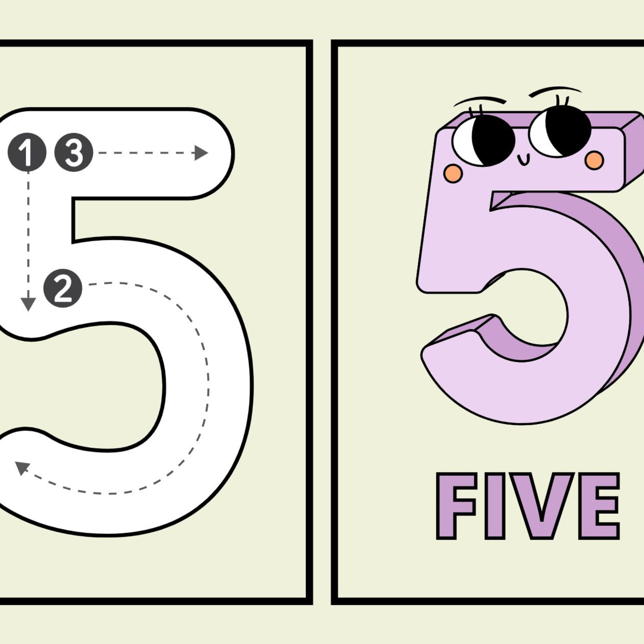 Number Flashcards 1 30 for Kids