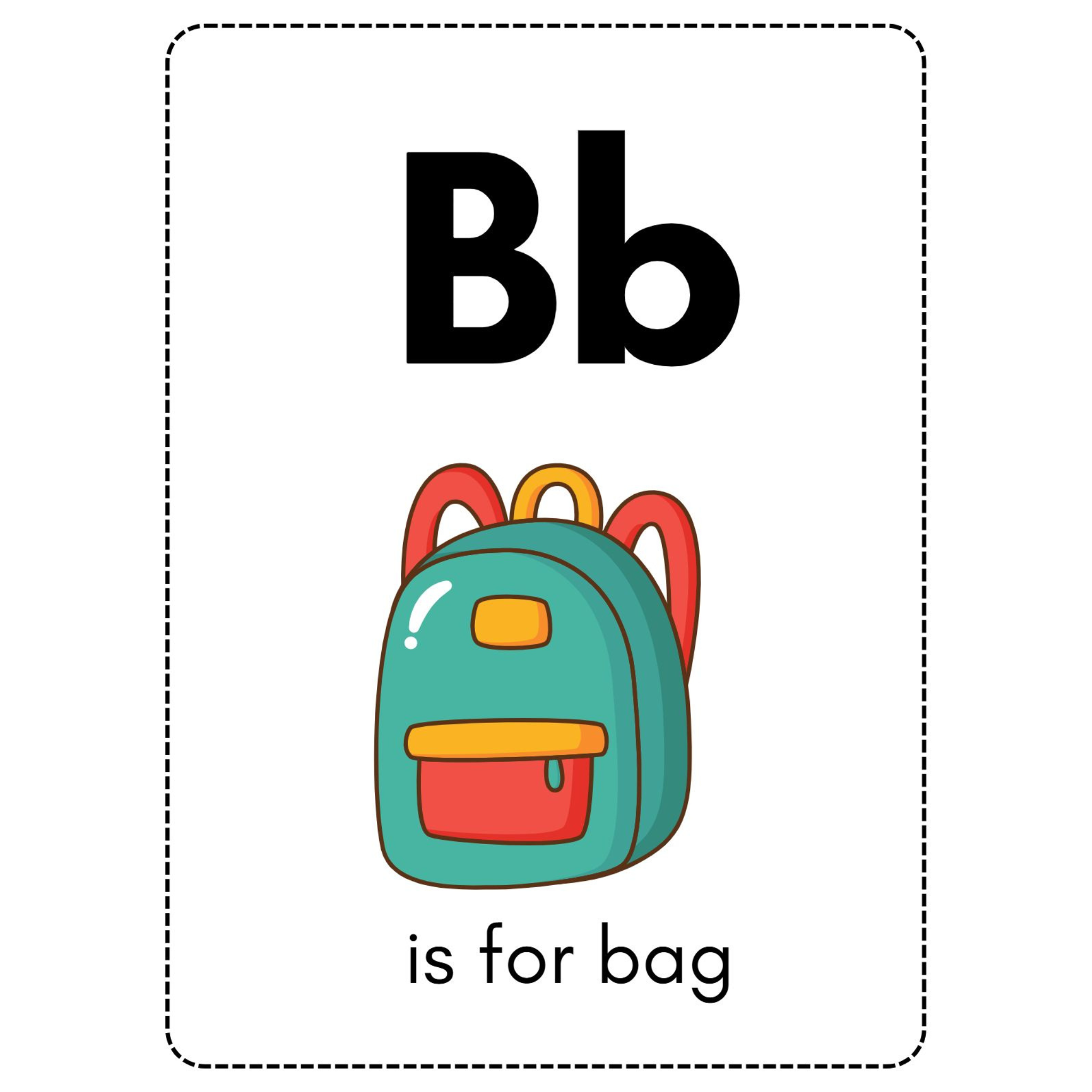 Alphabet Picture Flashcards