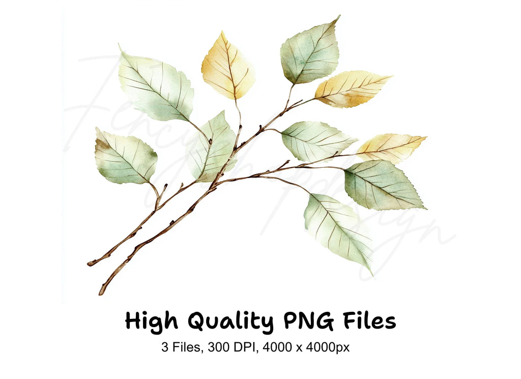 Autumn Leaves Clipart Bundle
